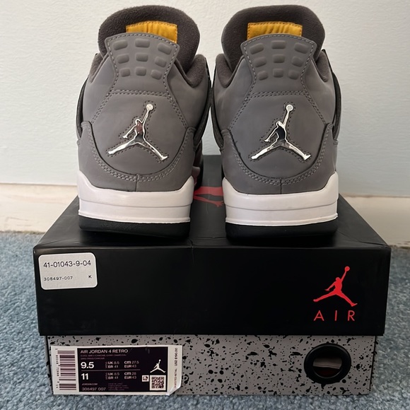 nike jordan retro 4 cool grey
